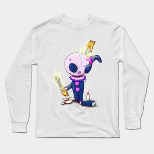 Buttons The Clown Juggling Routine Long Sleeve T-Shirt